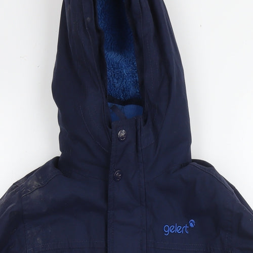 Gelert Boys Blue Parka Jacket Size 9-10 Years Zip