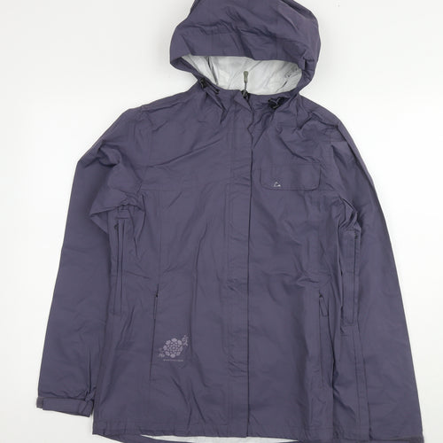 Paradox Womens Blue Rain Coat Jacket Size S Zip