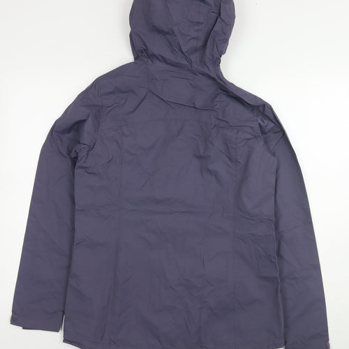 Paradox Womens Blue Rain Coat Jacket Size S Zip