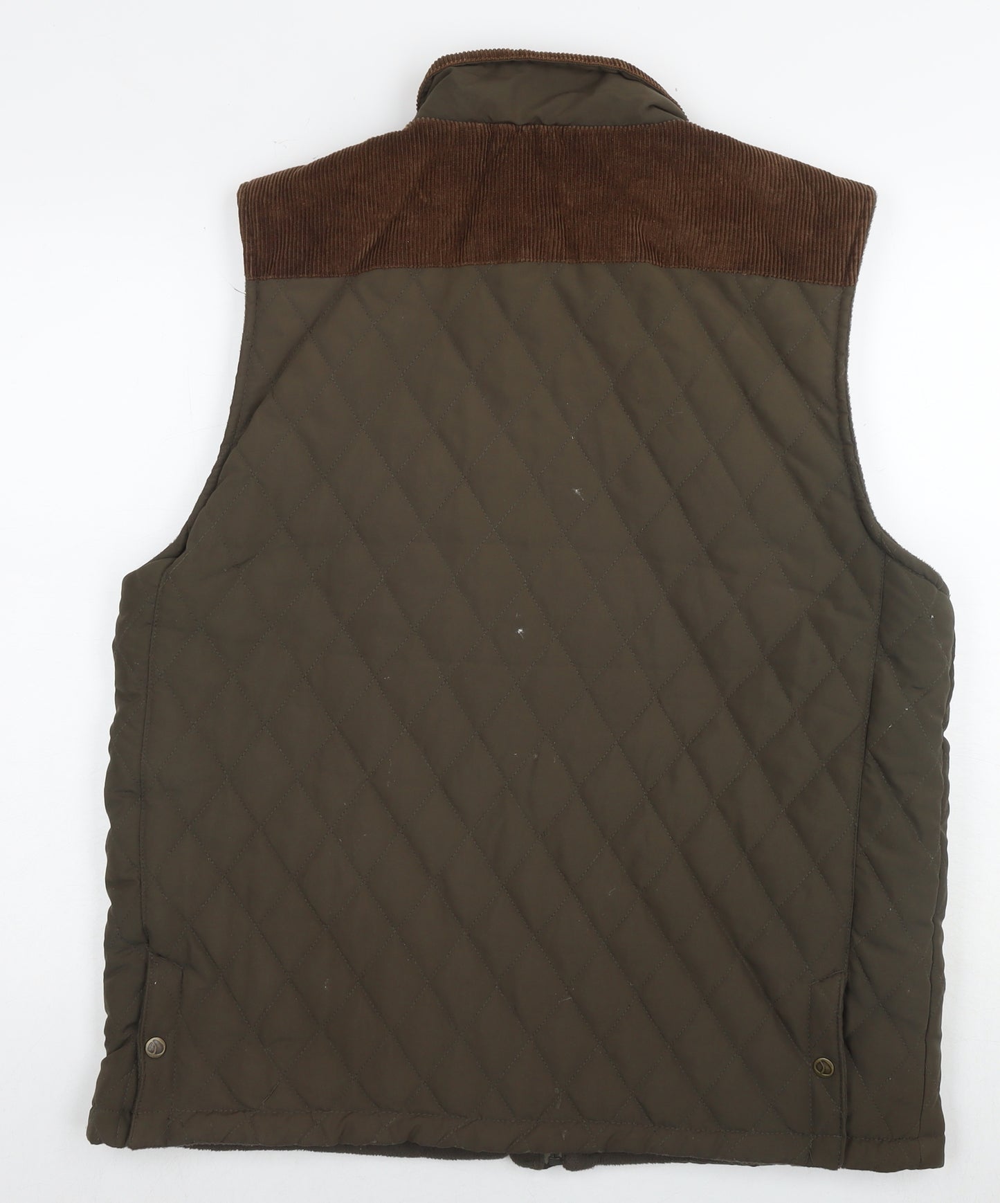 Regatta Mens Brown Gilet Waistcoat Size XL Zip - Reversible