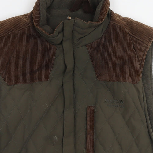 Regatta Mens Brown Gilet Waistcoat Size XL Zip - Reversible