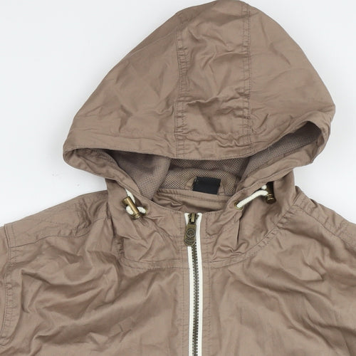 Cotton Traders Mens Brown Jacket Size XL Zip