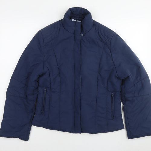 LA Gear Womens Blue Jacket Size 16 Zip