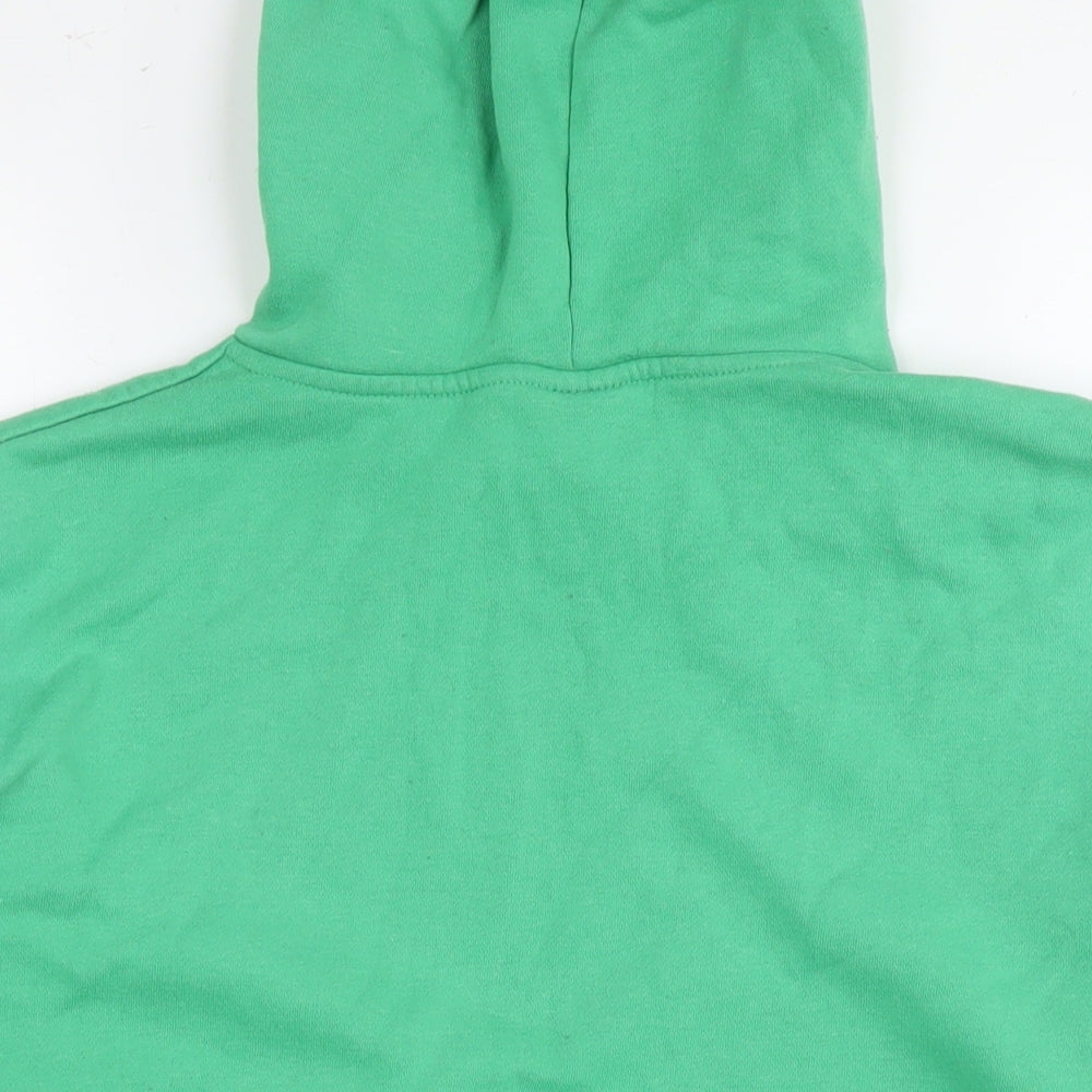 Lonsdale Mens Green Cotton Pullover Hoodie Size L