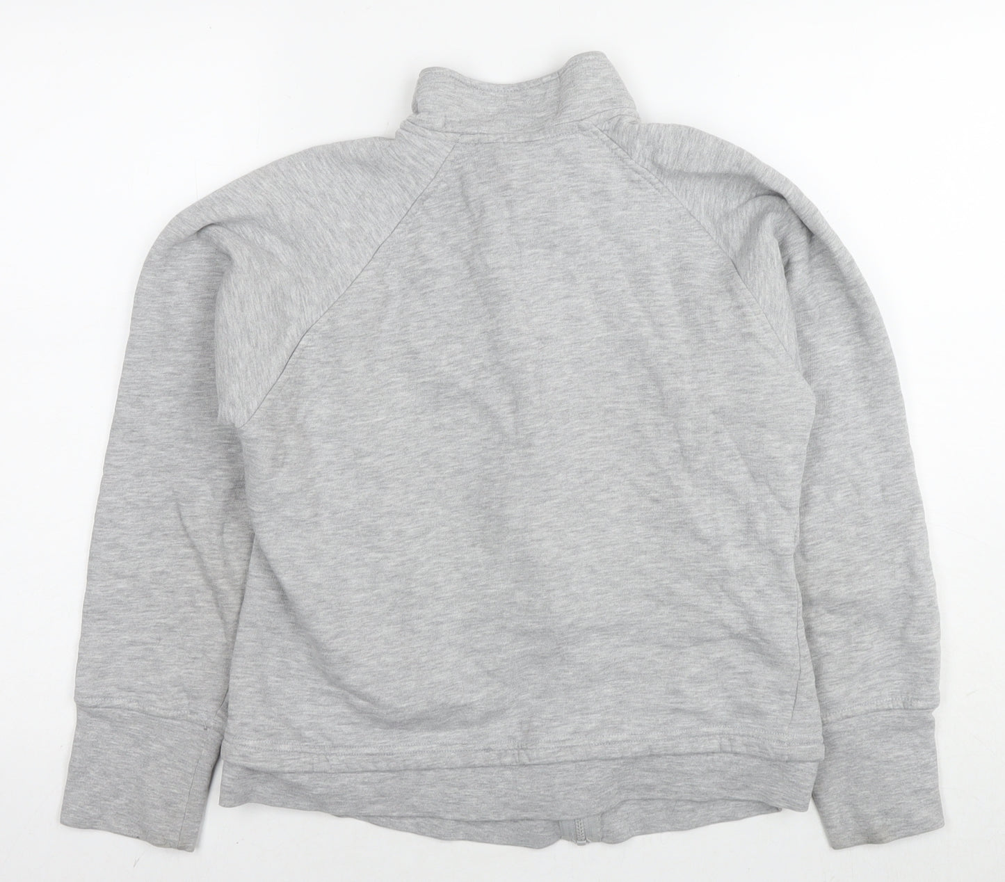 LA Gear Womens Grey Polyester Full Zip Sweatshirt Size 14 Pullover