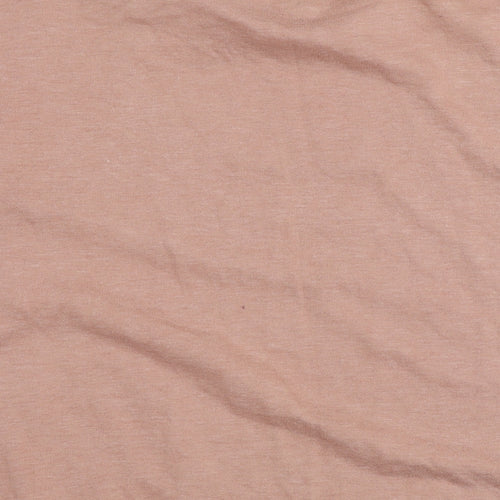 Missguided Womens Beige Cotton Pullover Sweatshirt Size 10 Pullover - Logo