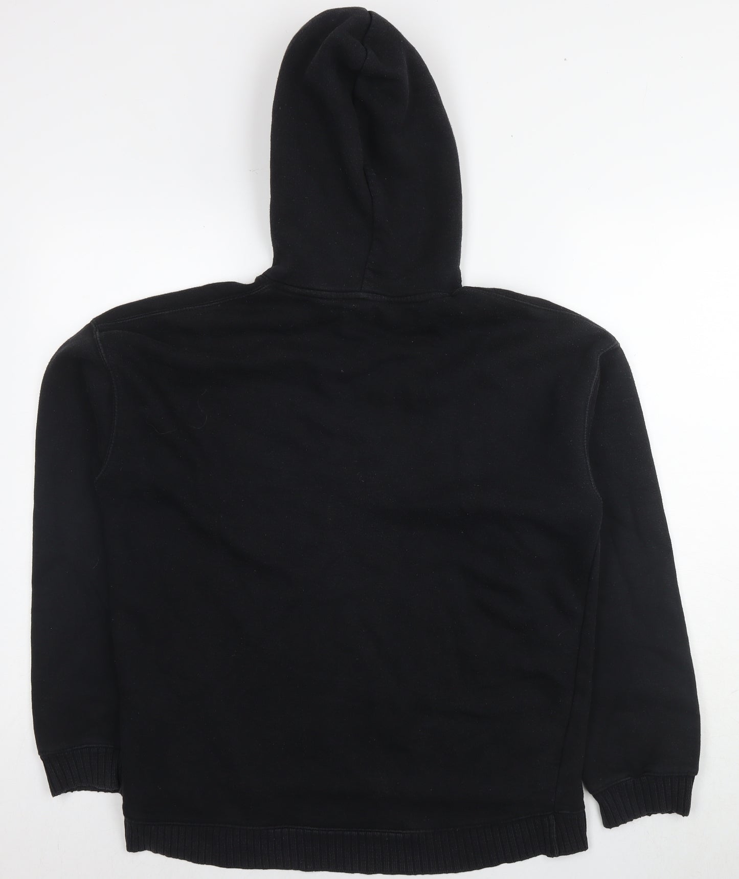 Zara Womens Black Polyester Pullover Hoodie Size XS Pullover