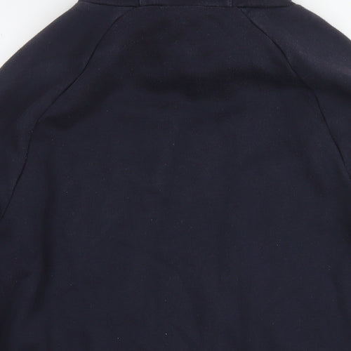 H&M Mens Blue Cotton Pullover Hoodie Size L - Explore Discover