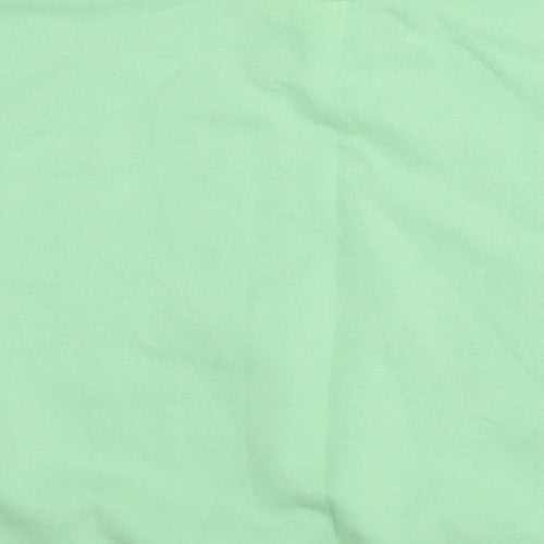 H&M Womens Green Cotton Pullover Sweatshirt Size M Pullover - Tennis Club