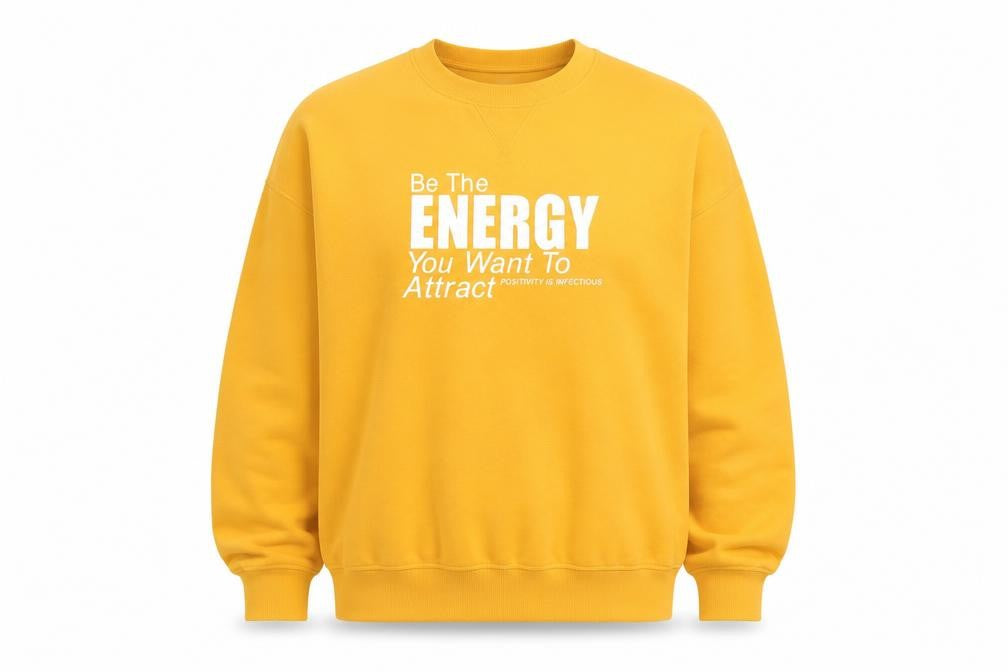 H&M Womens Yellow Cotton Pullover Sweatshirt Size M Pullover - The energy you want to attract