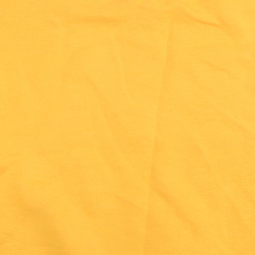 H&M Womens Yellow Cotton Pullover Sweatshirt Size M Pullover - The energy you want to attract
