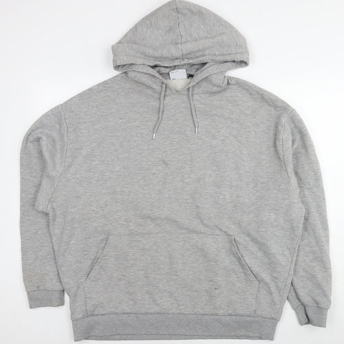 ASOS Womens Black Cotton Pullover Hoodie Size XL Pullover