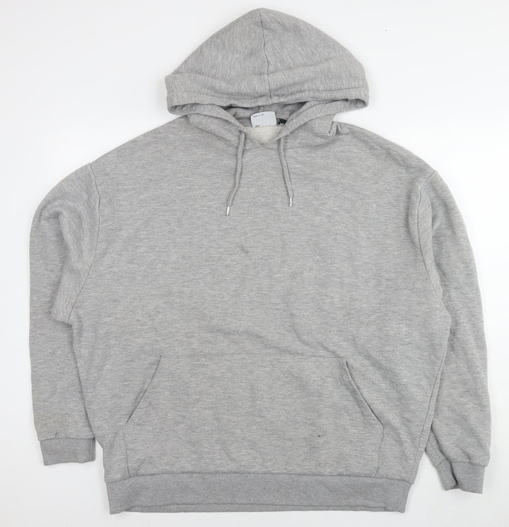 ASOS Womens Black Cotton Pullover Hoodie Size XL Pullover