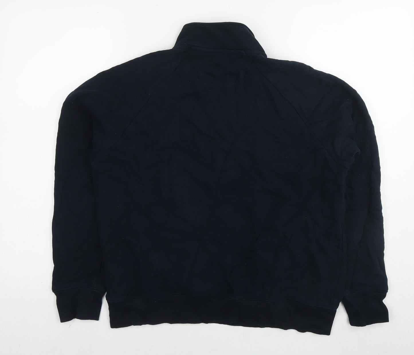 Marks and Spencer Womens Black Cotton Pullover Sweatshirt Size M Pullover