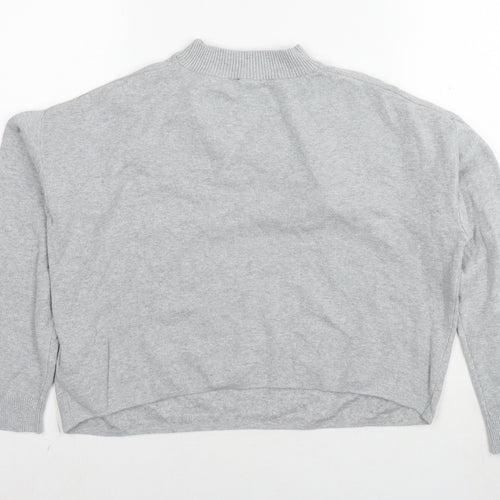 Divided by H&M Womens Grey Cotton Pullover Sweatshirt Size S Pullover - Love