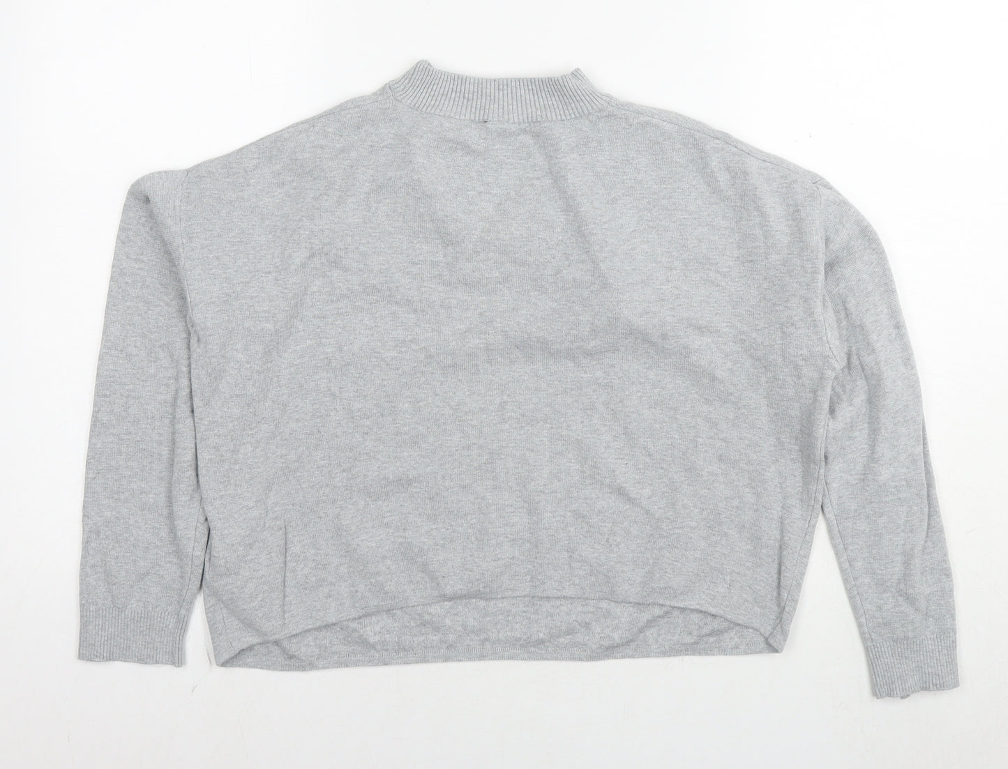 Divided by H&M Womens Grey Cotton Pullover Sweatshirt Size S Pullover - Love