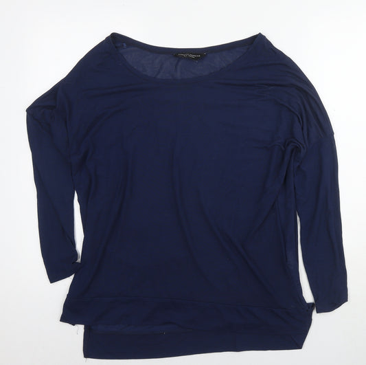 Dorothy Perkins Womens Blue Round Neck Polyester Pullover Jumper Size 12