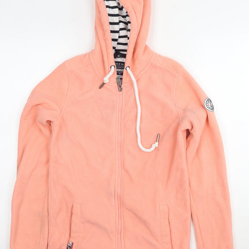 Voile Bleue Girls Beige Jacket Size S Zip