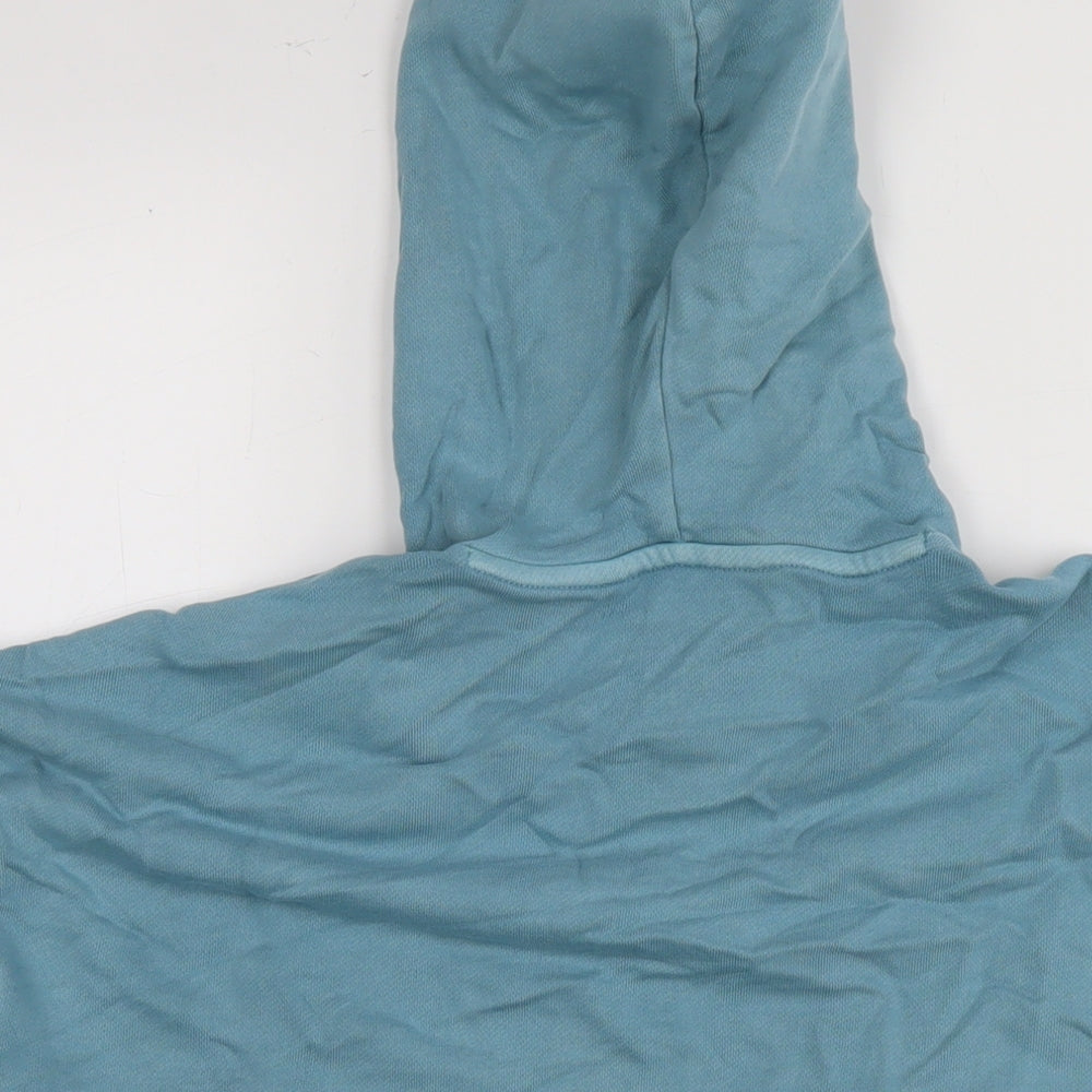 Marks and Spencer Mens Blue Polyester Pullover Hoodie Size M