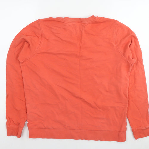 Marks and Spencer Womens Red Cotton Pullover Sweatshirt Size 14 Pullover