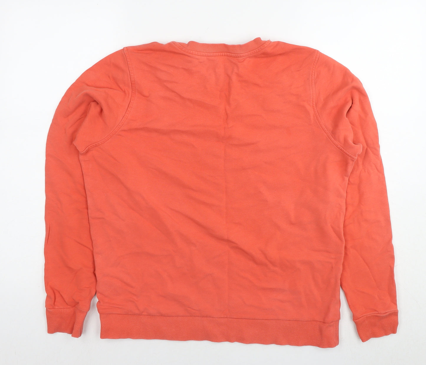 Marks and Spencer Womens Red Cotton Pullover Sweatshirt Size 14 Pullover