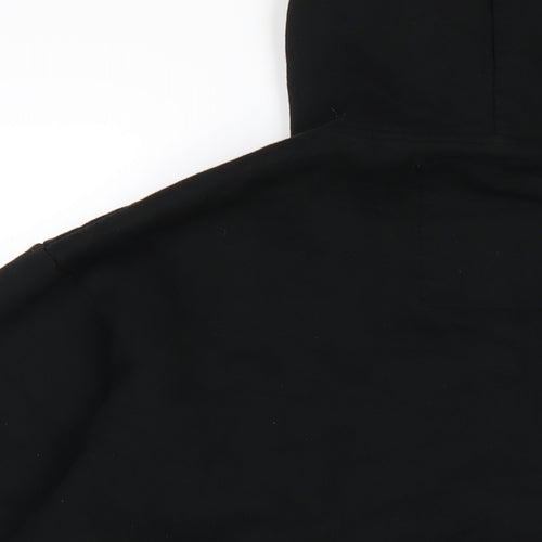 Isle of Man Road Races Mens Black Cotton Full Zip Hoodie Size XL