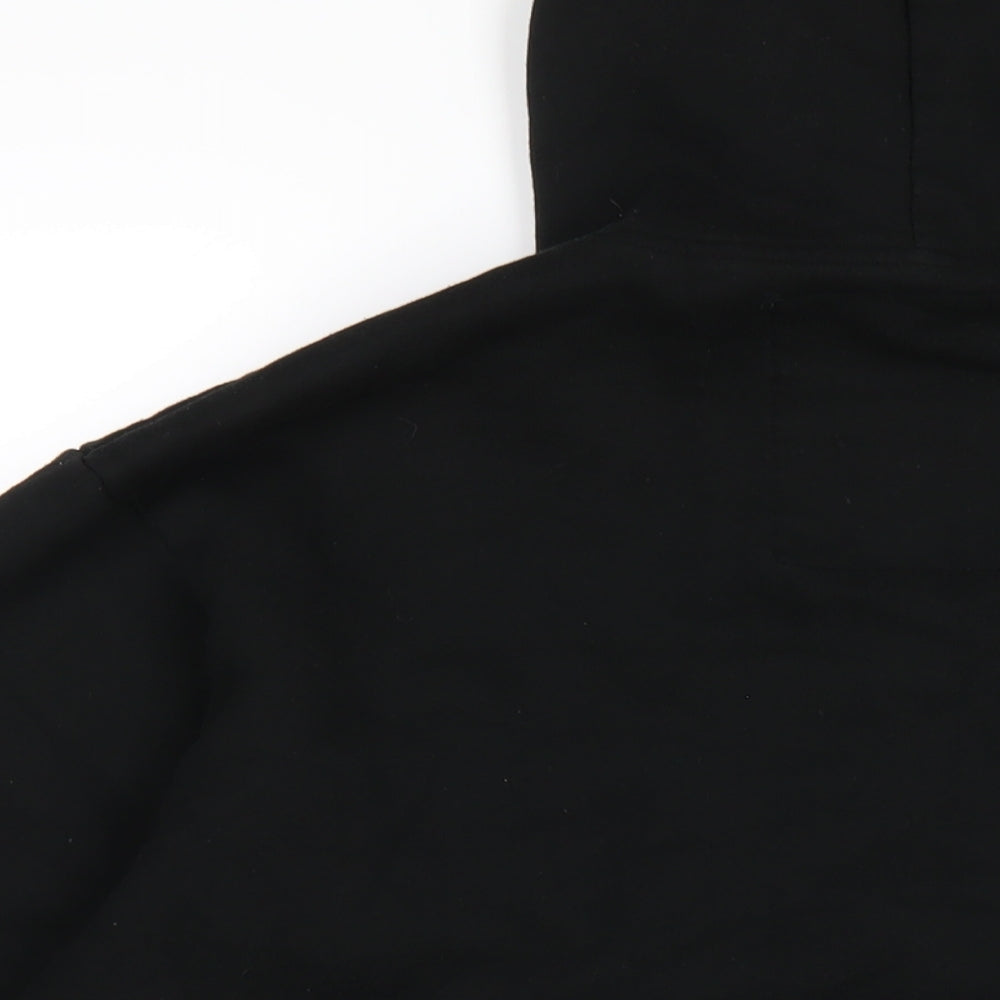 Isle of Man Road Races Mens Black Cotton Full Zip Hoodie Size XL