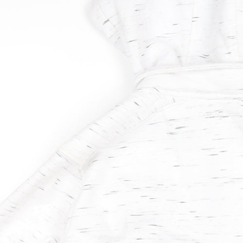Connor Mens White Cotton Full Zip Hoodie Size M