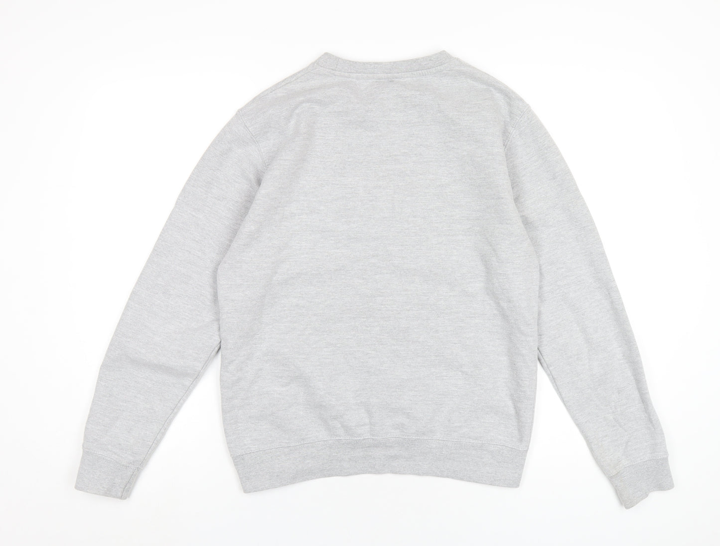 Han Womens Grey Cotton Pullover Sweatshirt Size S Pullover