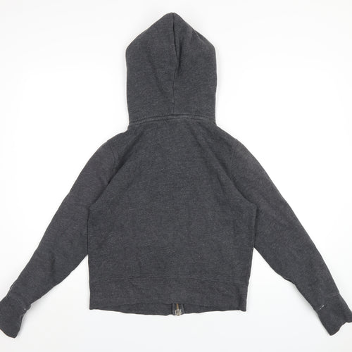 Gap Womens Grey Cotton Full Zip Hoodie Size M Zip
