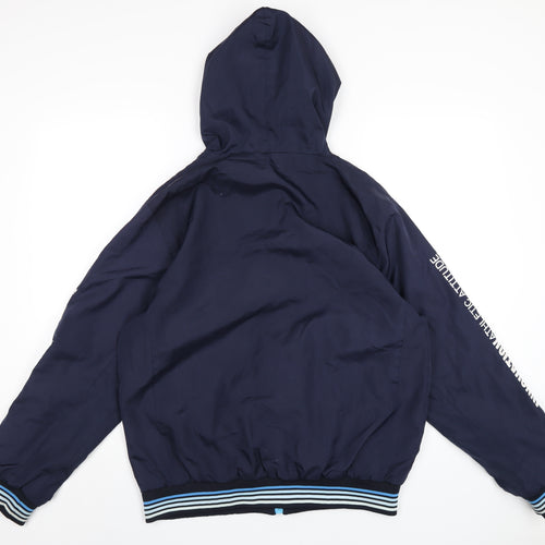 Lotto Mens Blue Jacket Coat Size L Zip