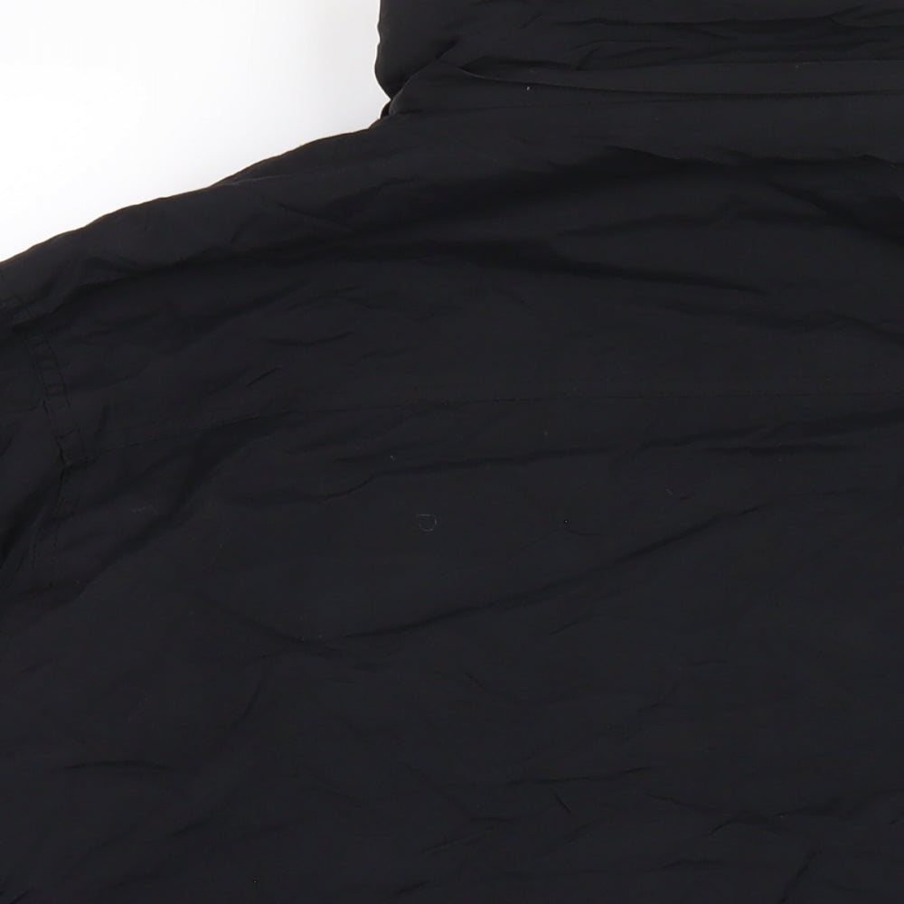 The North Face Mens Black Bomber Jacket Coat Size M Zip