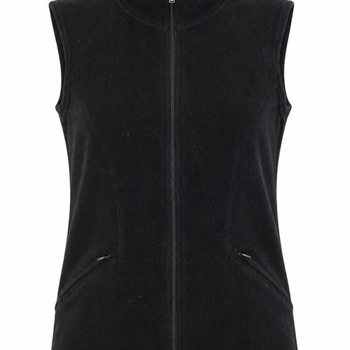 Marks and Spencer Womens Black Gilet Waistcoat Size 10 Zip
