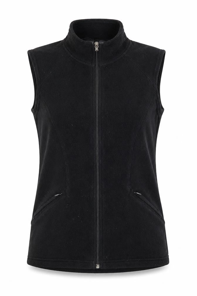Marks and Spencer Womens Black Gilet Waistcoat Size 10 Zip