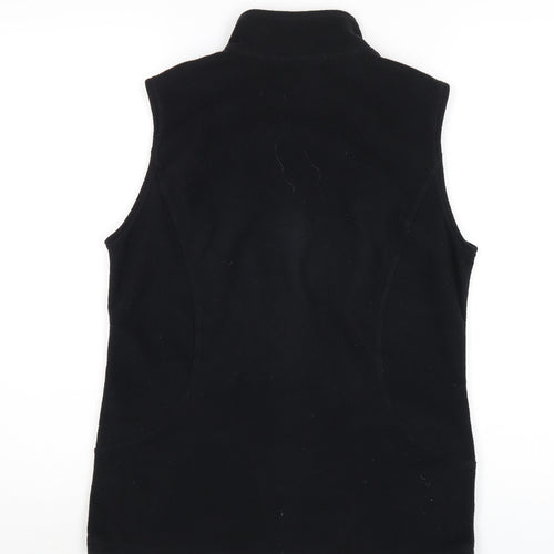 Marks and Spencer Womens Black Gilet Waistcoat Size 10 Zip