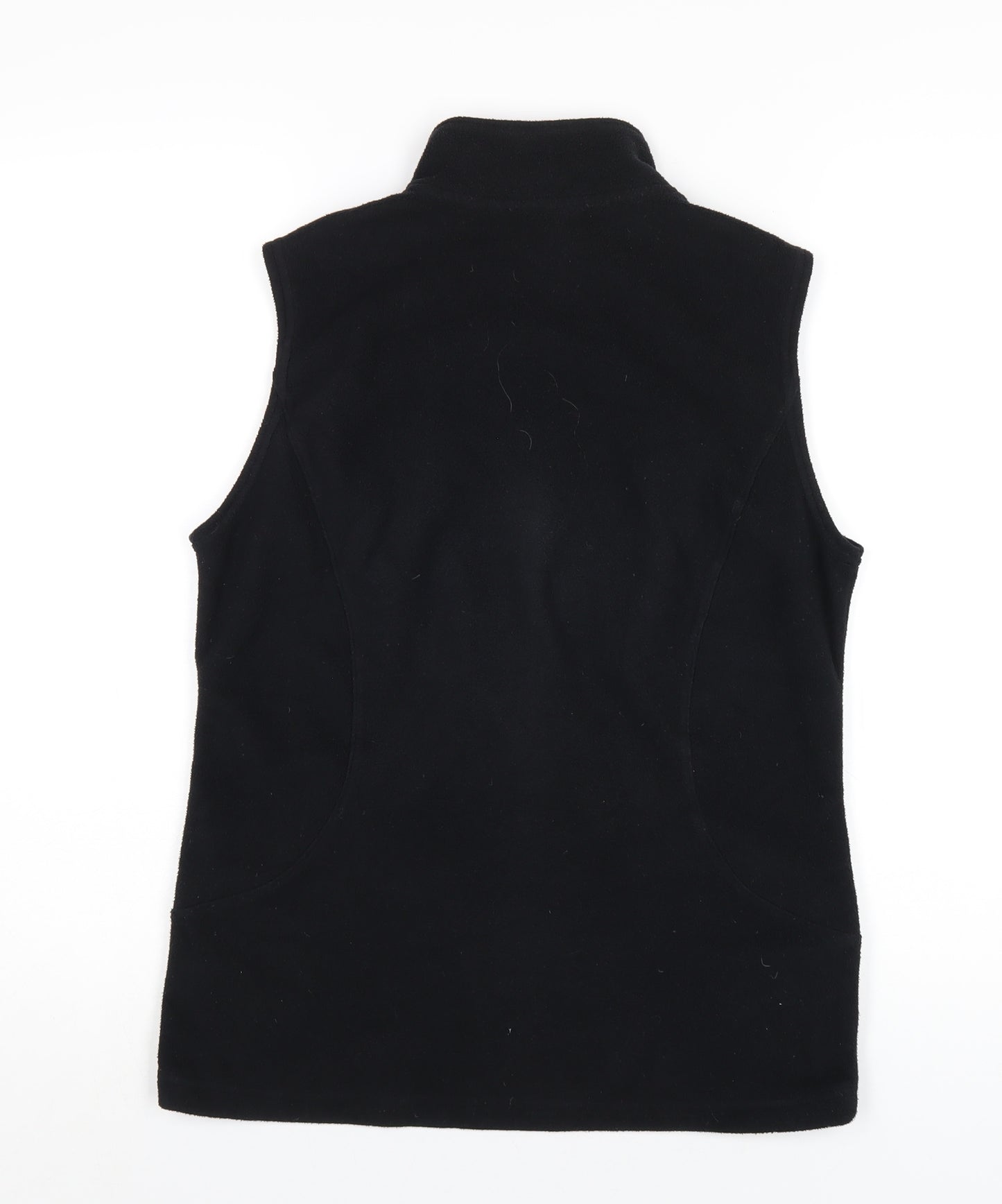 Marks and Spencer Womens Black Gilet Waistcoat Size 10 Zip