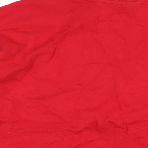 Brooklyn Athletics Womens Red Cotton Full Zip Sweatshirt Size M Pullover