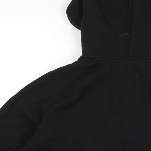 Boohoo Mens Black Cotton Pullover Hoodie Size M