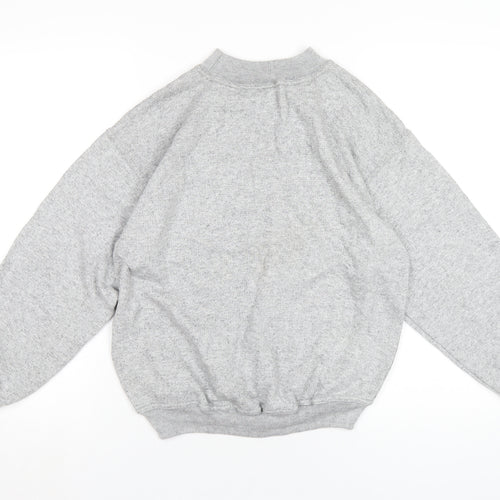 Aribas Boys Grey Polyester Pullover Sweatshirt Size 12 Years Pullover