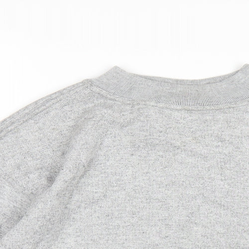 Aribas Boys Grey Polyester Pullover Sweatshirt Size 12 Years Pullover