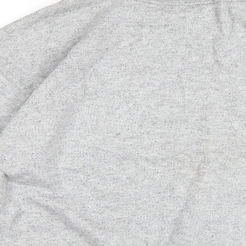 Aribas Boys Grey Polyester Pullover Sweatshirt Size 12 Years Pullover