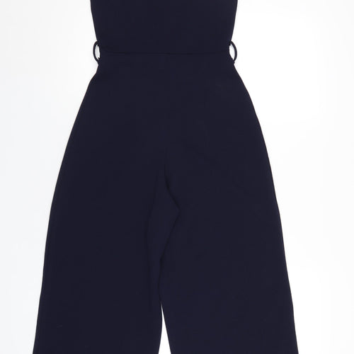 Quiz Womens Blue Polyester Jumpsuit One-Piece Size 6 L24 in Pullover