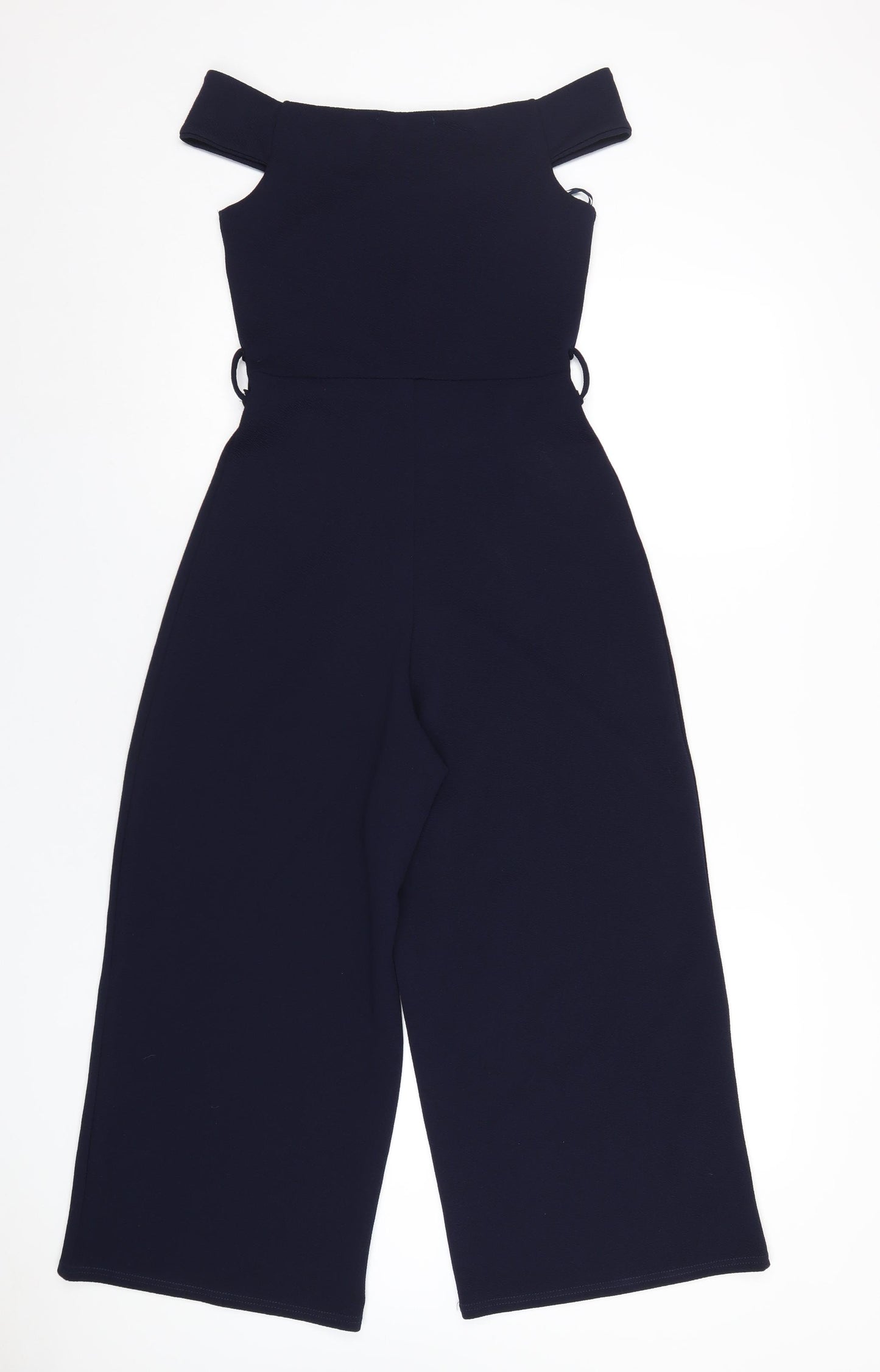 Quiz Womens Blue Polyester Jumpsuit One-Piece Size 6 L24 in Pullover