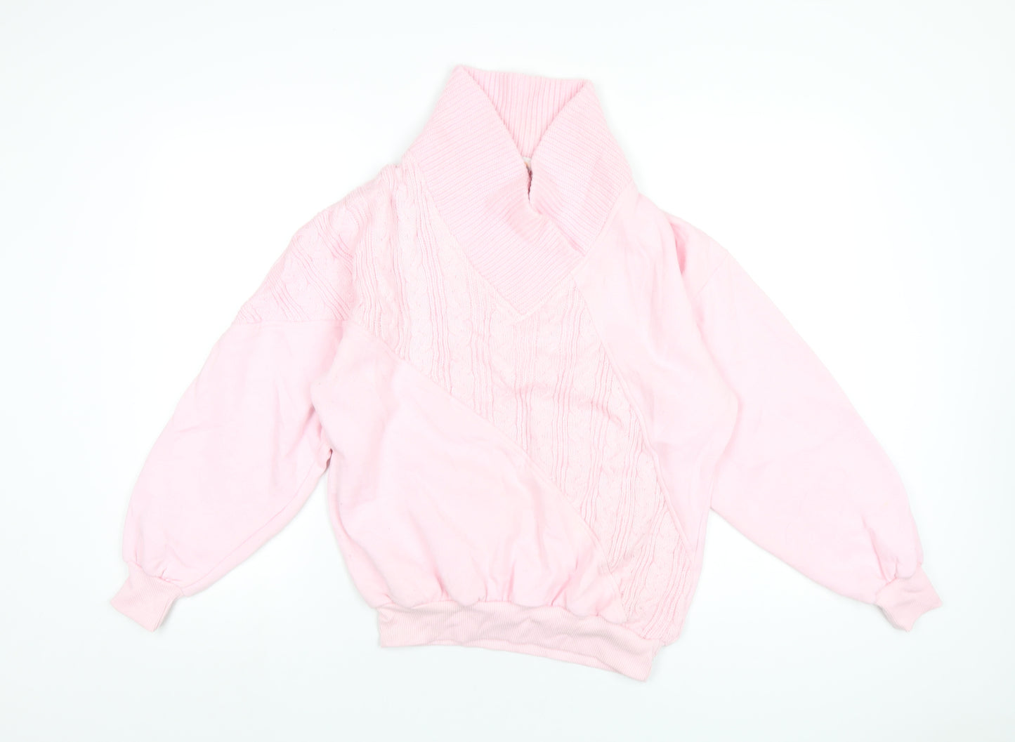 Lady Foot Locker Womens Pink Polyester Pullover Sweatshirt Size M Pullover