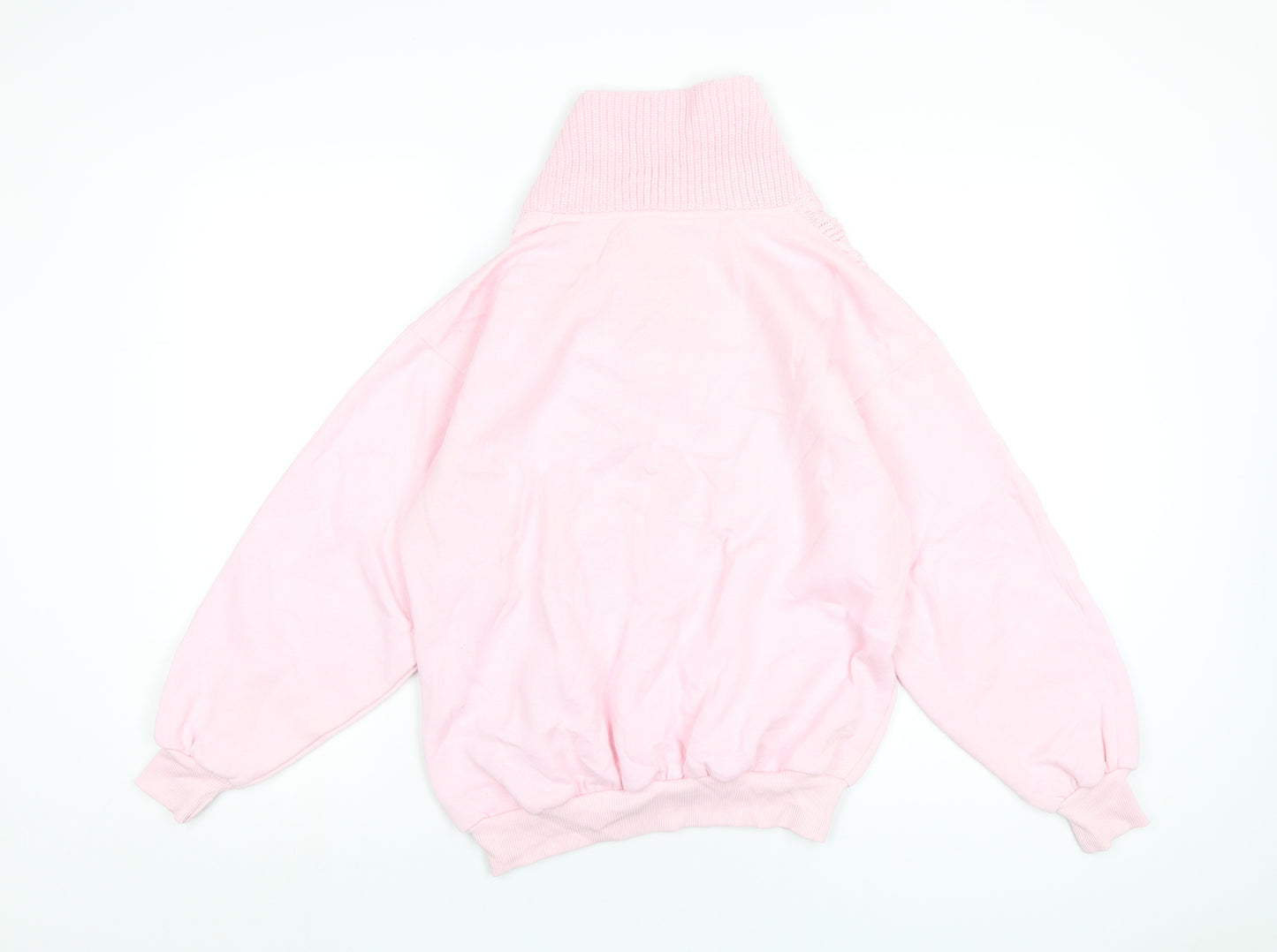 Lady Foot Locker Womens Pink Polyester Pullover Sweatshirt Size M Pullover