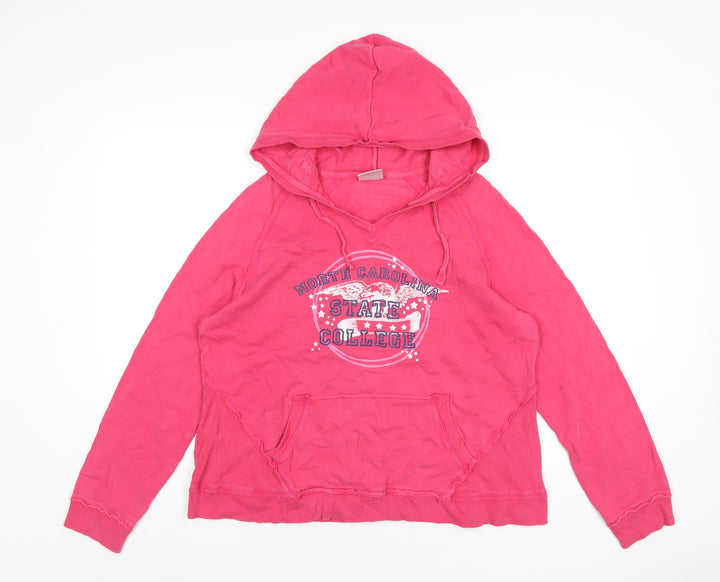 NEXT Womens Purple Cotton Pullover Hoodie Size 14 Pullover