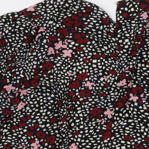 Wallis Womens Multicoloured Geometric Polyester Basic Blouse Size 18 Round Neck