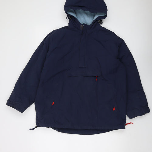 Boden Boys Blue Anorak Jacket Size 11-12 Years Zip