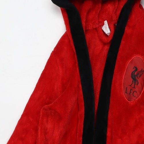Liverpool FC Boys Red Solid Polyester One Piece Size 5-6 Years Tie