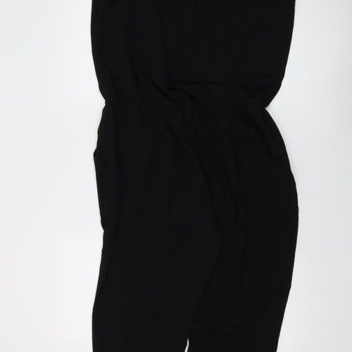 Bodyflirt Womens Black Polyester Jumpsuit One-Piece Size 18 Zip